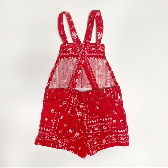 OshKosh B’Gosh Bandanna Shortalls, 12 M - Picture 2 of 3